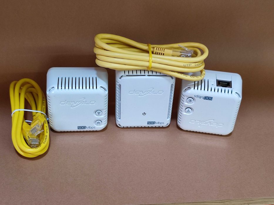 Kit 3x Devolo dLAN 500 Wi-Fi Powerline Repetidor