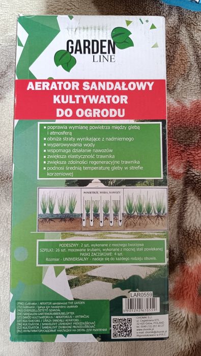 Aerator sandałowy, kultywator