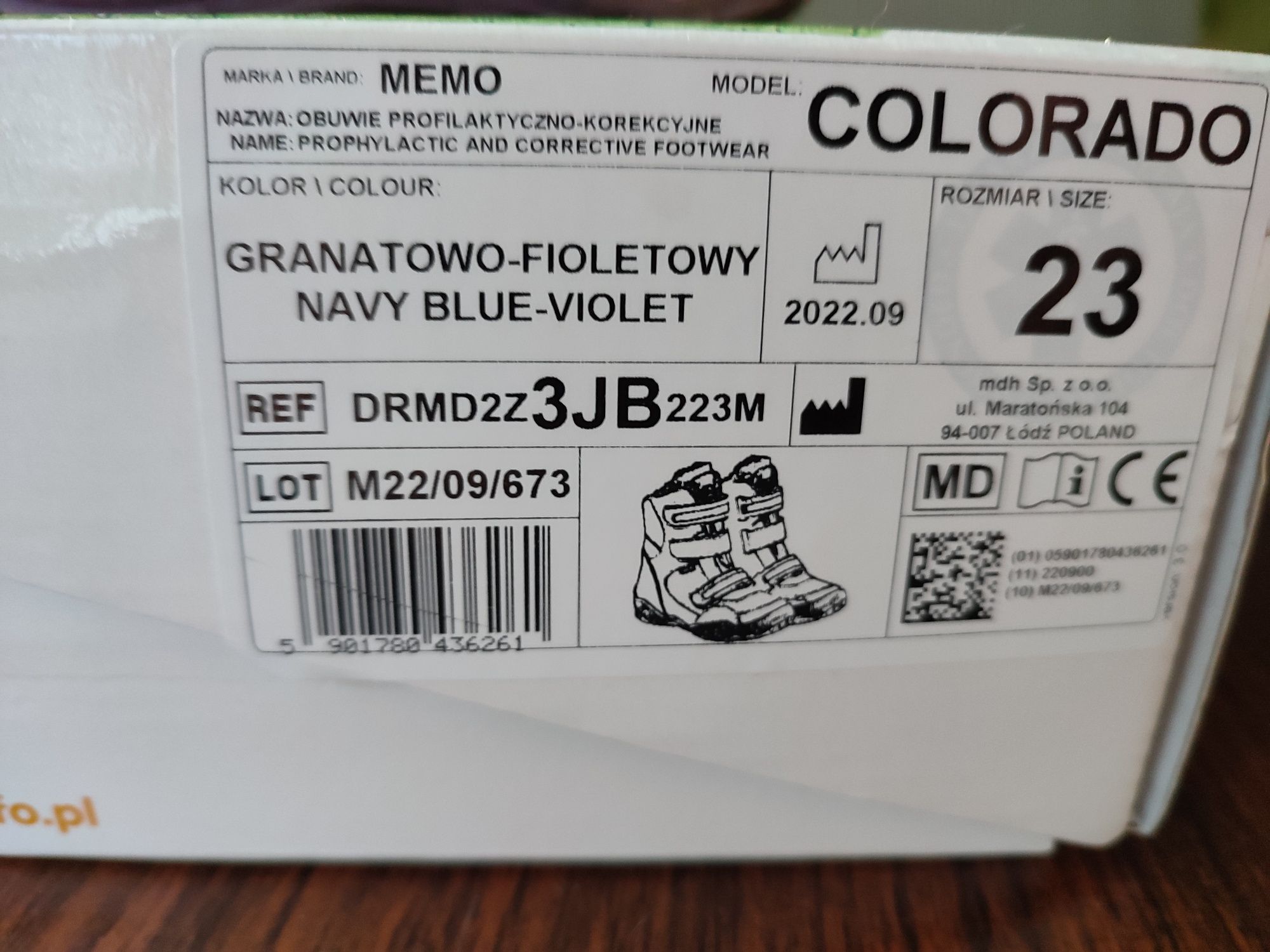 Buty memo Colorado r.23