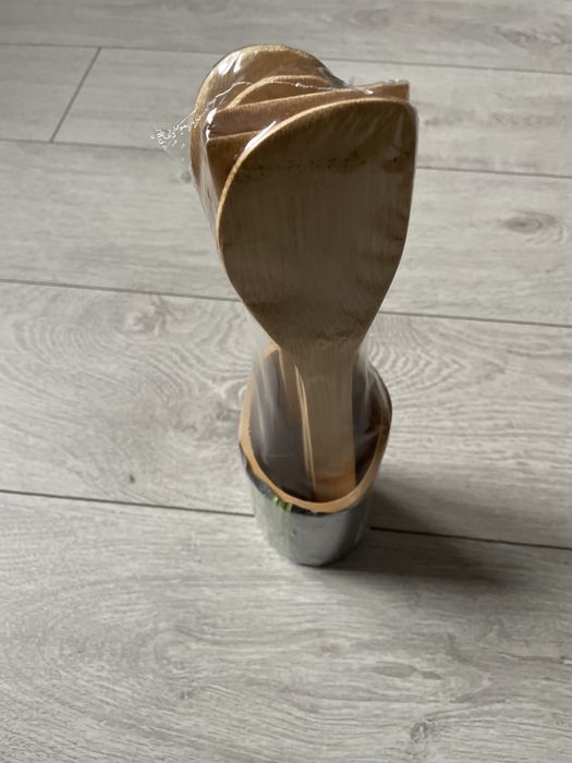 Przybory akcesoria kuchenne zestaw łopatka łyżka szpachtulka bambusowa