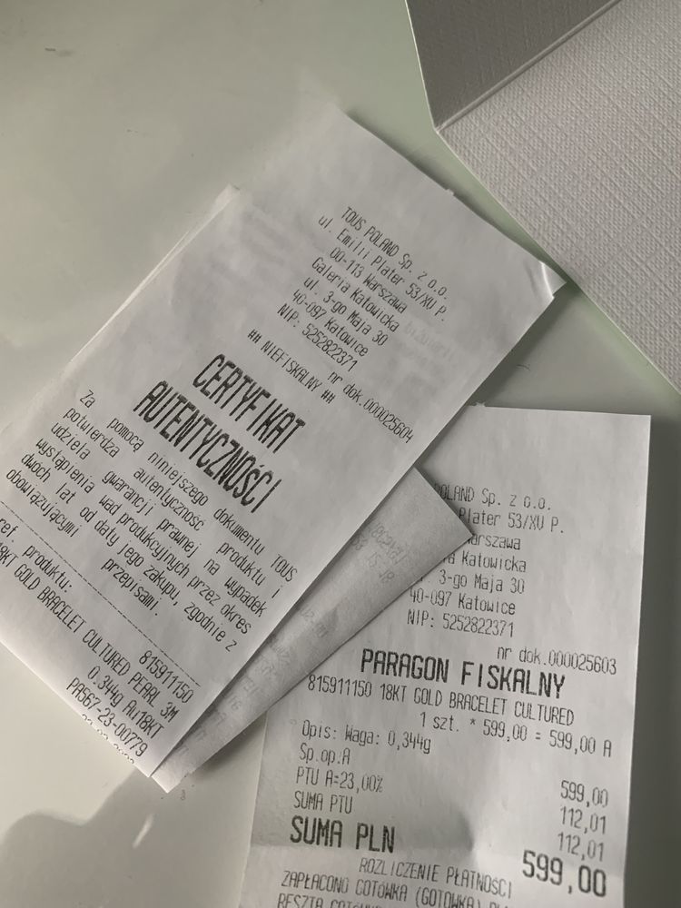 TOUS Bransoletka  Żółte Srebro Vermeil Miś