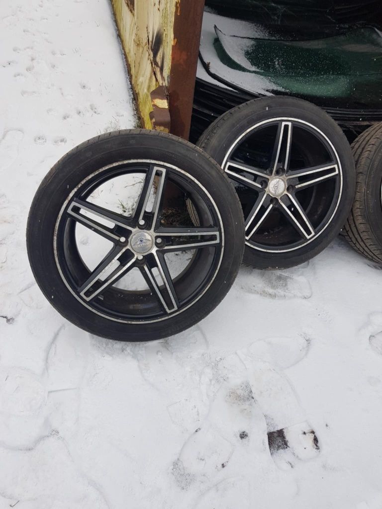 Koła alufelgi 4x100 16 vossen vw lanos golf skoda seat lupo komplet