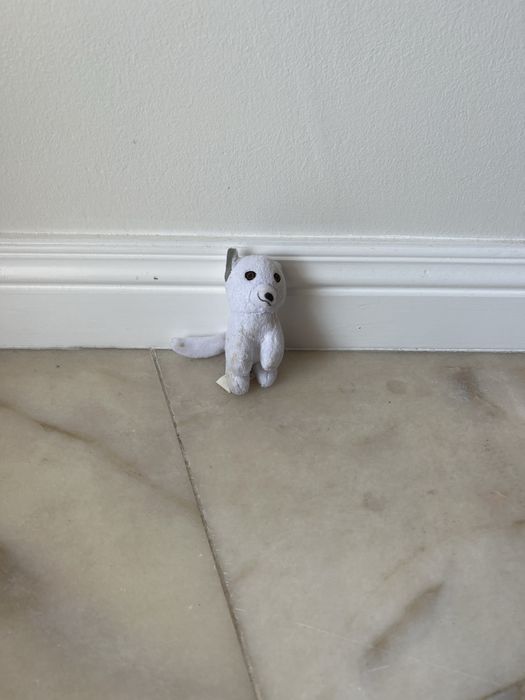 Peluche urso 45cm, com um peluche pequeno incluido