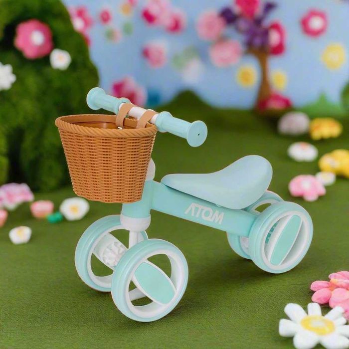 Rowerek dziecięcy biegowy z koszyczkiem ATOM Bobble dla dzieci 1 +
