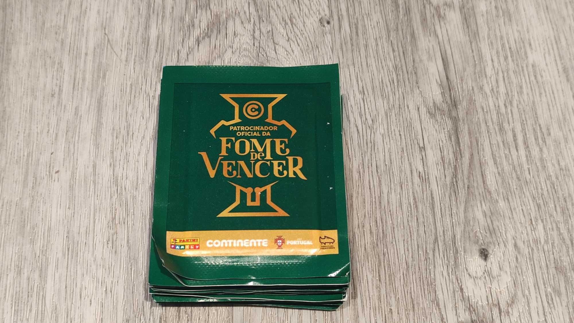 30 embalagens de Cromos de Futebol Fome de Vencer