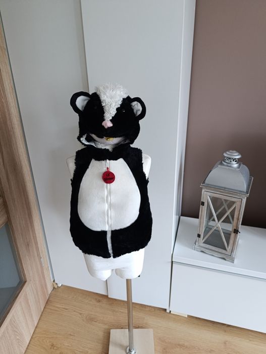 Strój kamizelka SZOP SZOPA BORSUKA SKUNKSA kostium 86/92 (367)