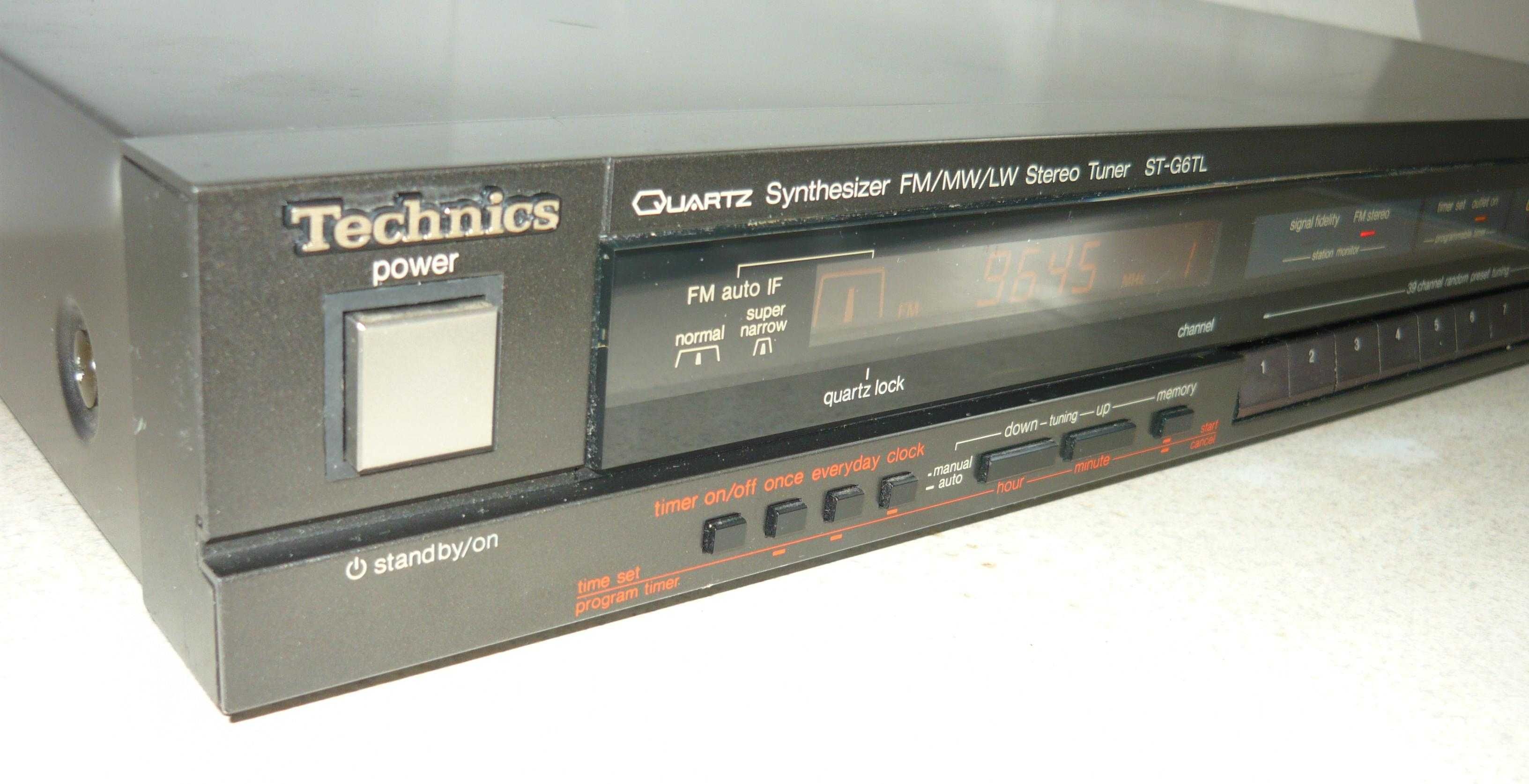 Technics Tuner Radio TIMER ST-G6TL Zegar ST G6T wieża PRL stary model