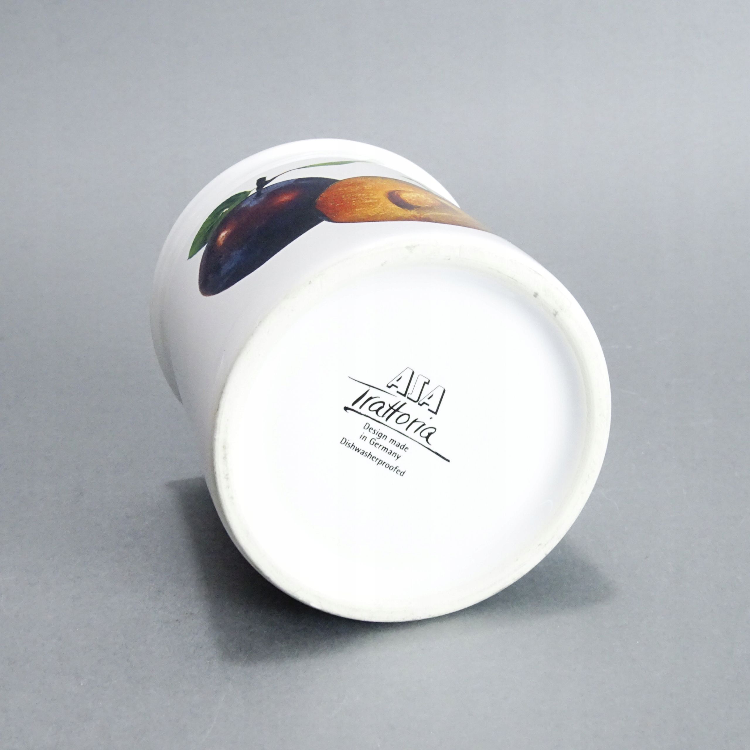 kubek podstawka ceramiczna śliwki asa