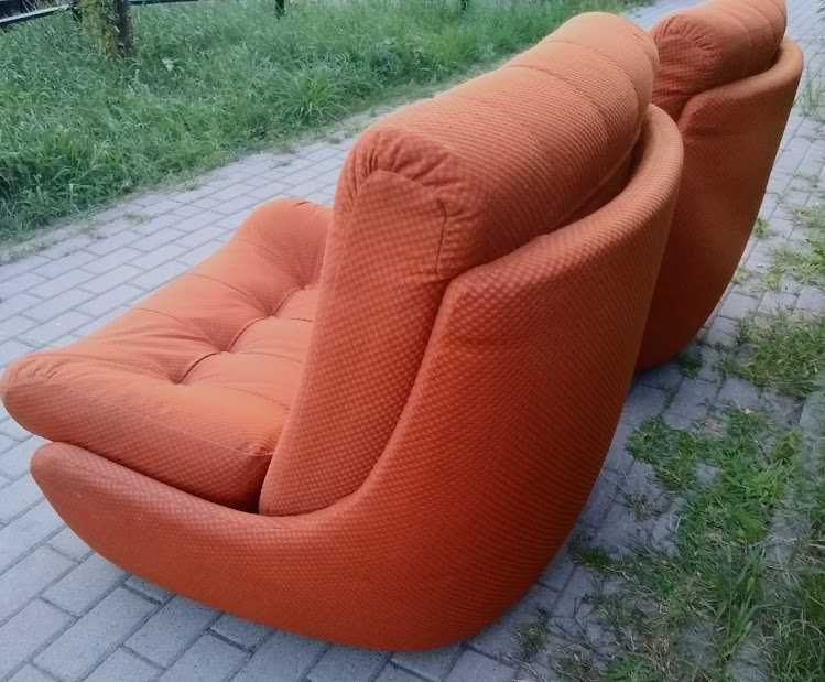 Fotele Atlantis lata 70 cena za dwie sztuki wygodne super lekkie
