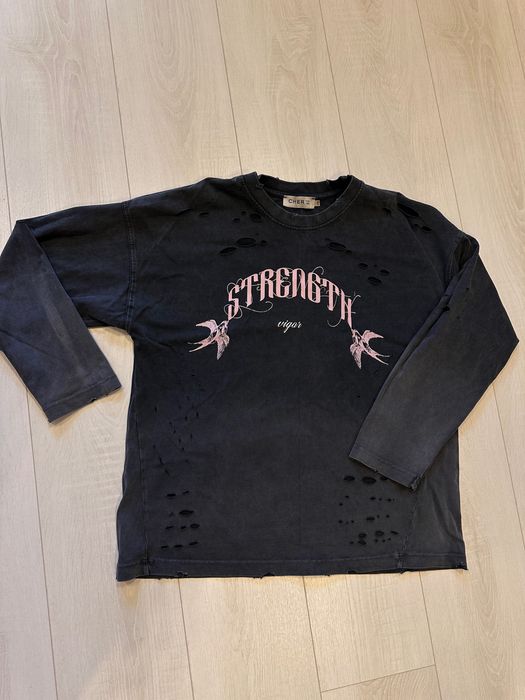 Лонгслів сірий cher17