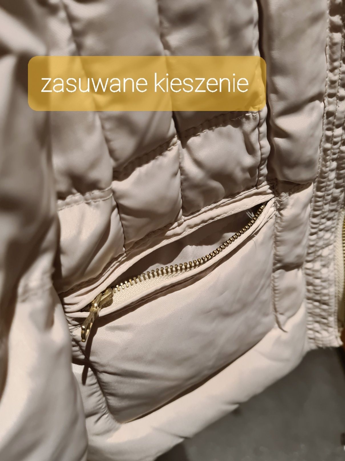 Puchowa jaknowa ciepła Puch kaczy 50% pióra 50% Zara 4-5 lat kurtka