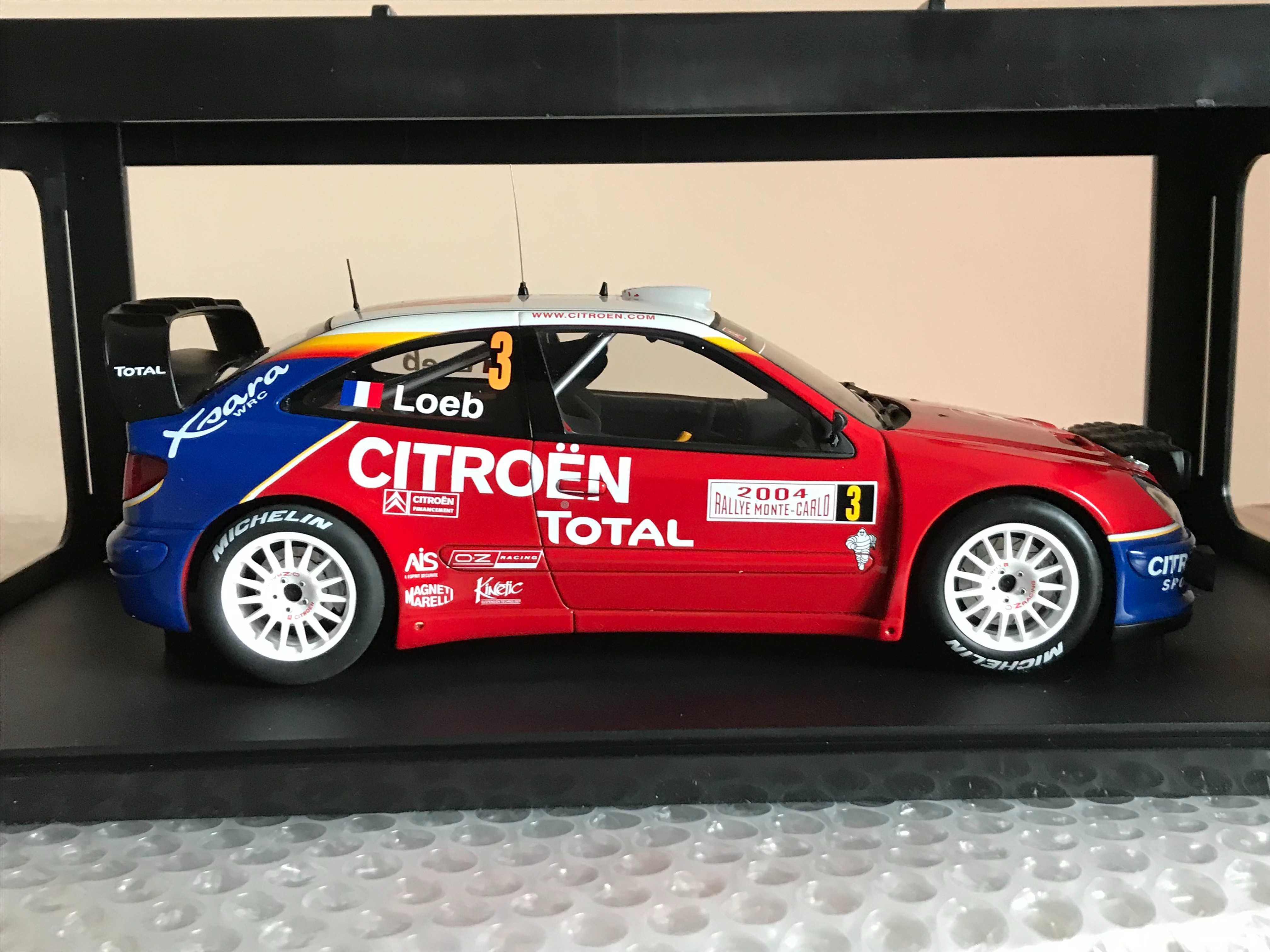 Autoart 1:18 Citroen Xsara WRC Loeb Nr 3 Monte Carlo 2004 wersja nocna