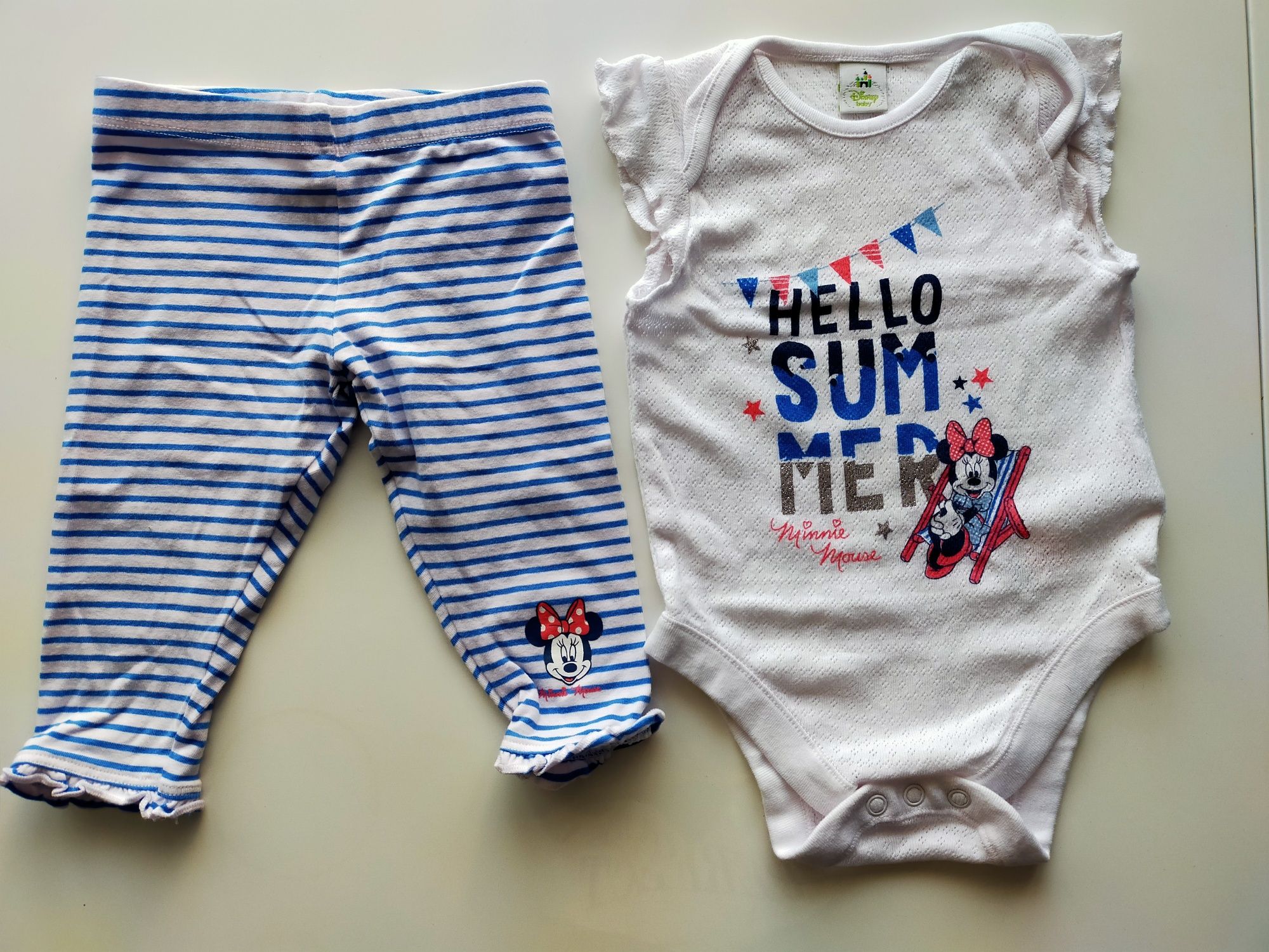 Komplet body i getry Disney Myszka Mickey 3-6 mc