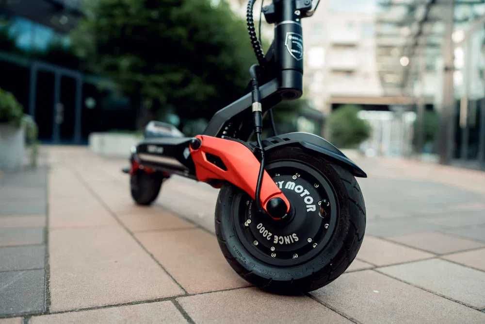 Wodoodporna hulajnoga elektryczna Hiley Tiger EVO GTR - Flame Red IPX7