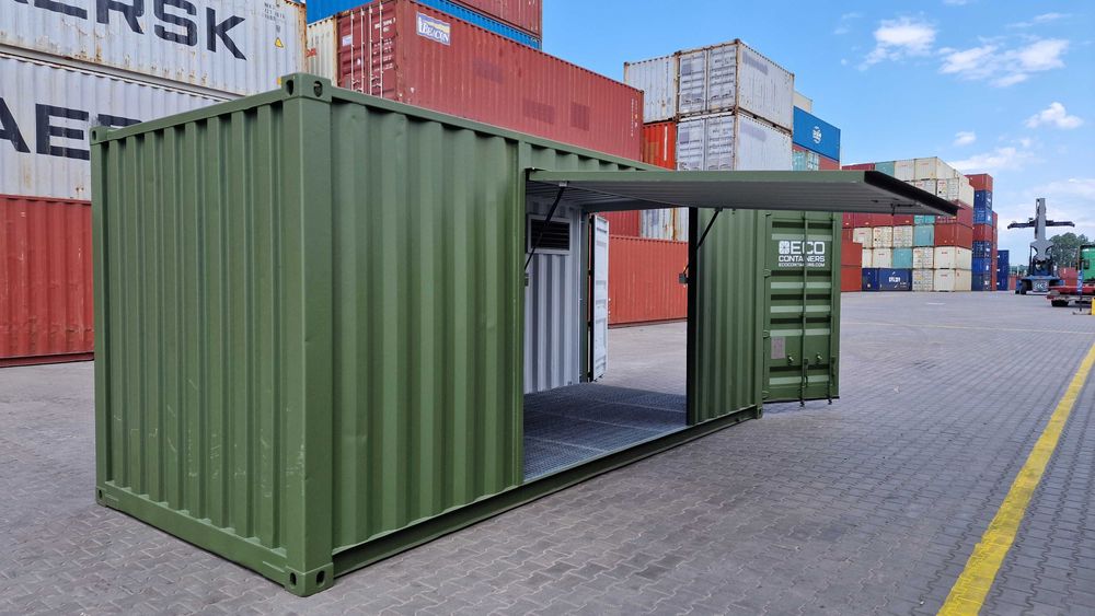 Kontener 20'DC gastronomiczny morski stoisko gastro - Gdańsk