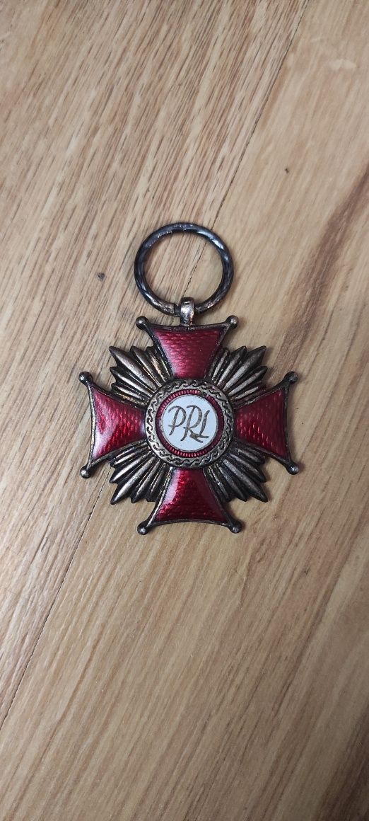 Medal krzyż PRL antyk