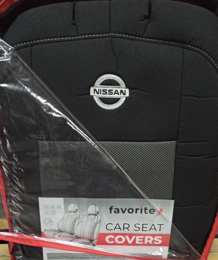 Якісні авточохли для Nissan Sentra, Rogue, Qashqai, Primera, X-Trail..