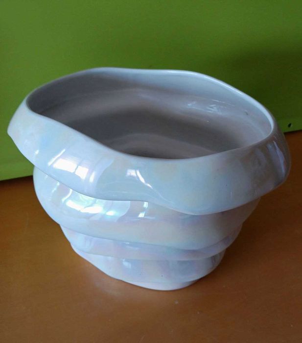 Jarra madrepérola alta