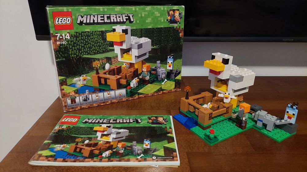 Lego Minecraft 21140 Kurnik. Stan bdb.  Polecam!