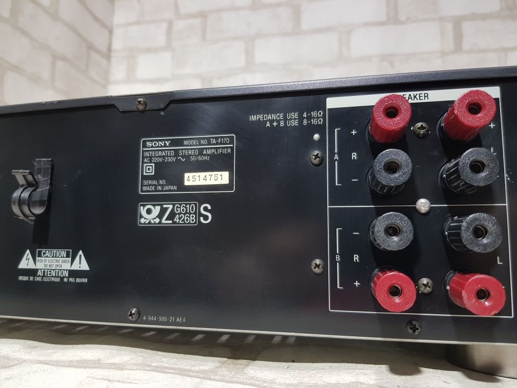 Стерео підсилювач SONY TA-F170, 2*50 Вт, б/в з Німеччини+1.