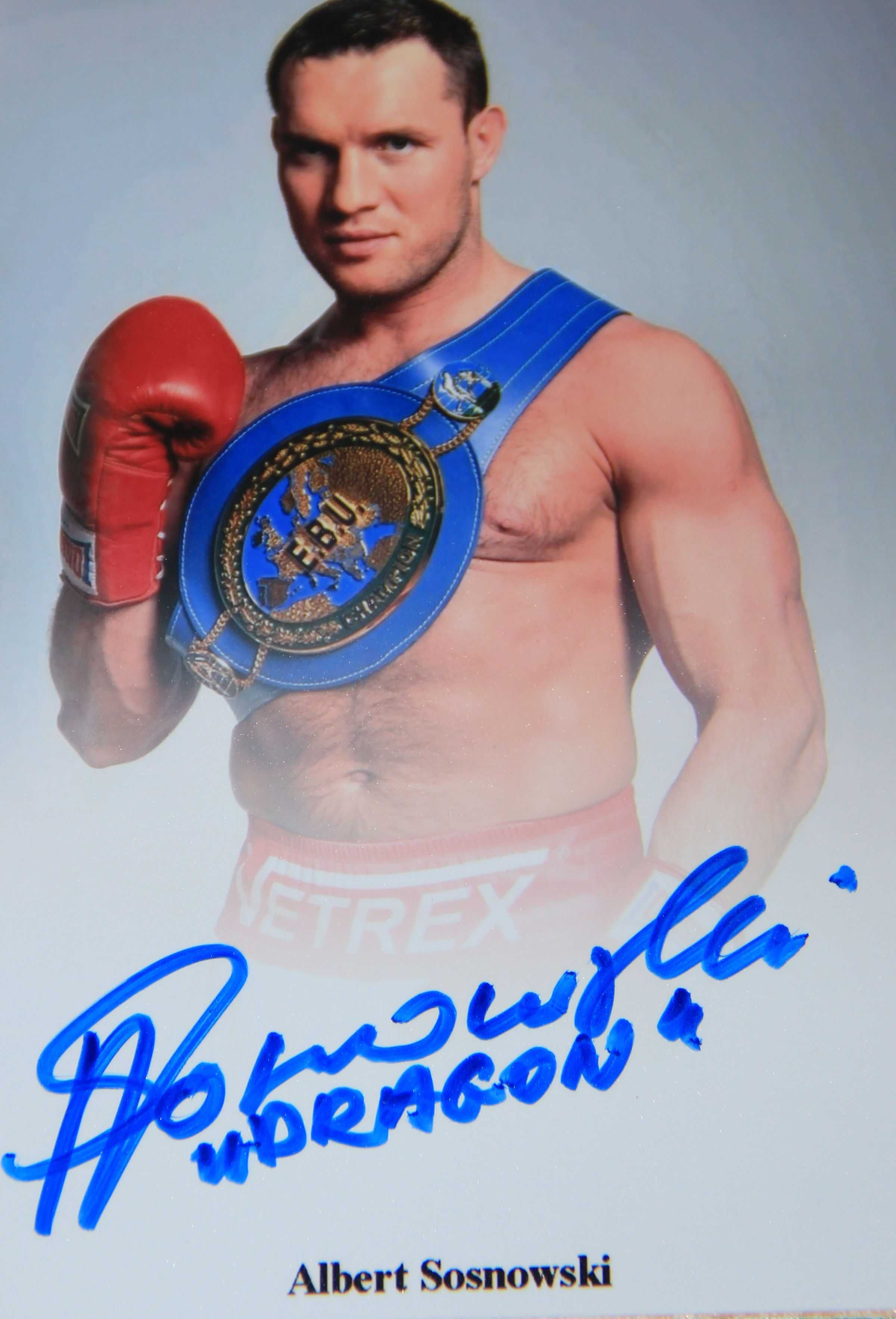 Albert "Smok" Sosnowski - oryginalny autograf !