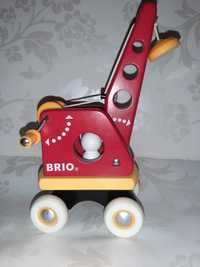 BRIO Дитяча іграшка дерев'яна підйомний кран з магнитом