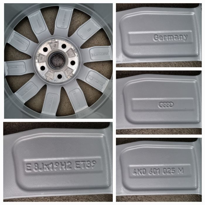 Koła Zimowe Alu z czujnikami 19" Audi A6 C8 5x112 SuperStan Oryginalne