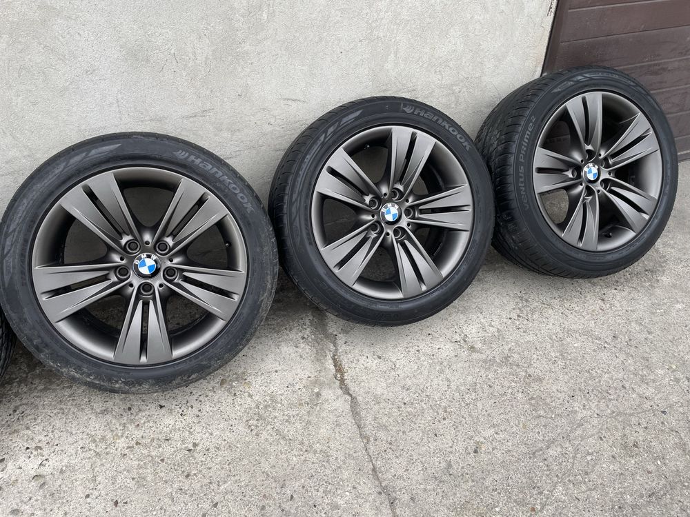 Koła, Felgi 5x120 18” Oryginał BMW, Grafit, Wyższy profil