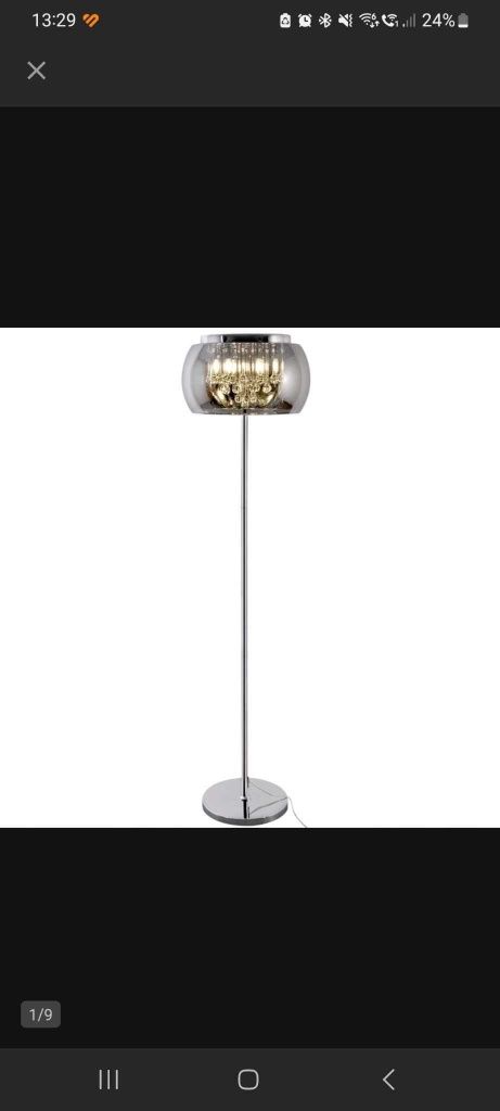 Zestaw lampa wisząca i podlogowa