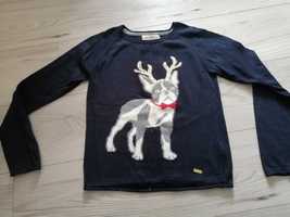 Sweter firmy KappAhl dla dziewczynki w rozmiarze 140/146