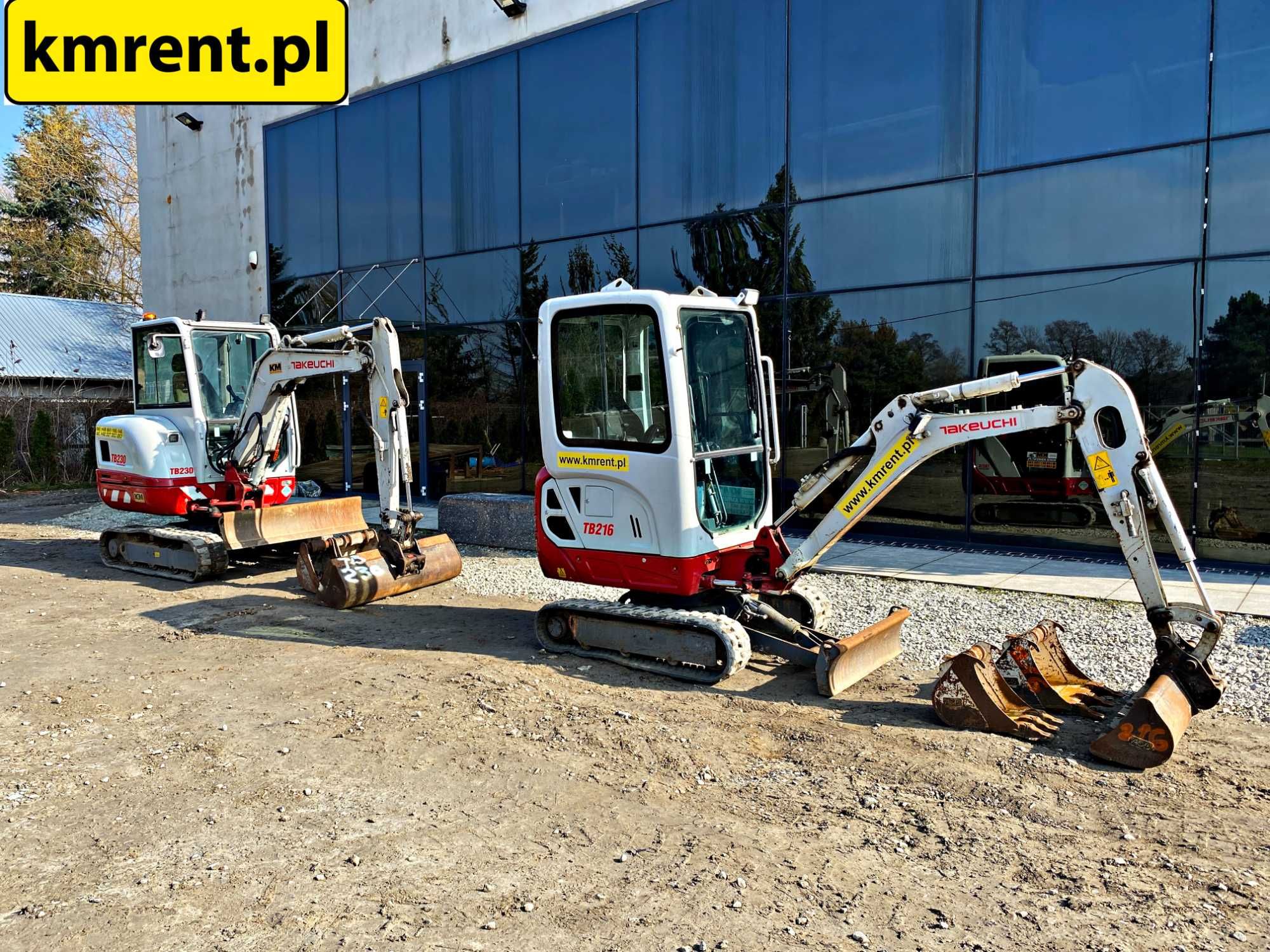 TAKEUCHI TB216 mini koparka| JCB 8016,8018 KUBOTA KX17 CAT 301.6,301.7