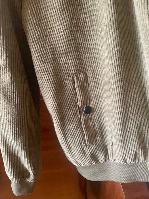 BLUSÃO de bombazine verde, XL, novo a estrear