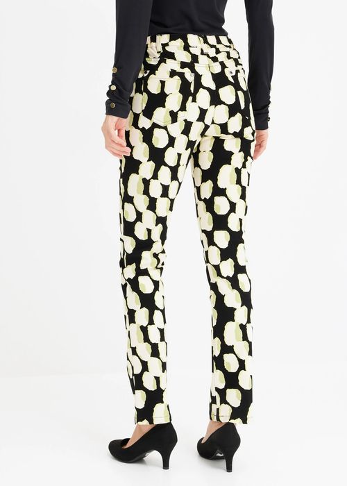 B.P.C spodnie damskie ze stretchem we wzory ^52