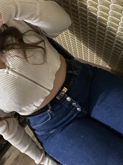 Джинси з кокеткою