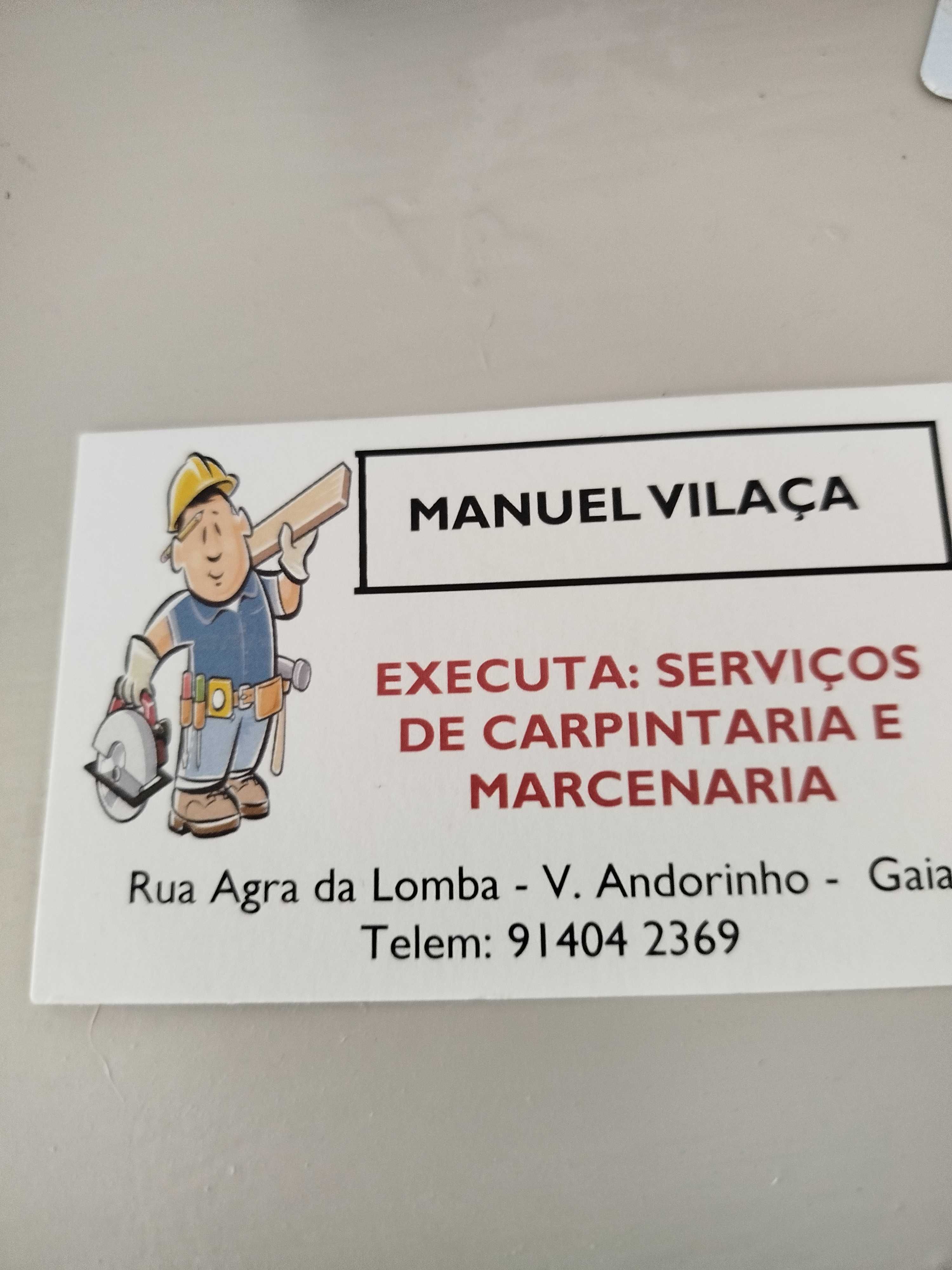 Serviços de carpintaria