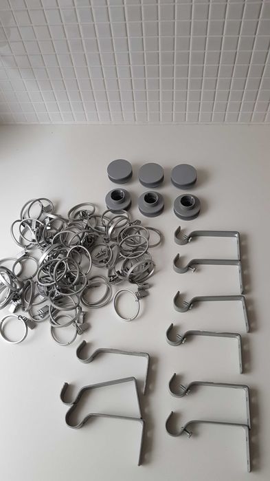 Zestaw karnisz i akcesoria Ikea