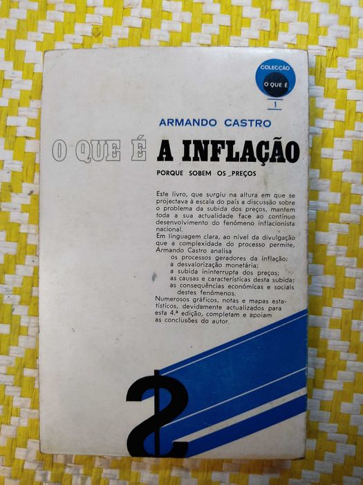 O QUE É A INFLAÇÃO [Porque Sobem os Preços], 
de Armando Castro