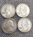 Quarter dollar 4 szt