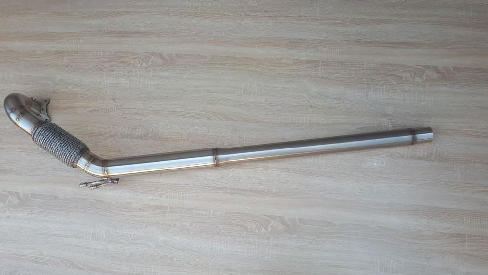 Даунпайп VW Volkswagen Golf 6R Downpipe Фольцваген Гольф Heat Shield