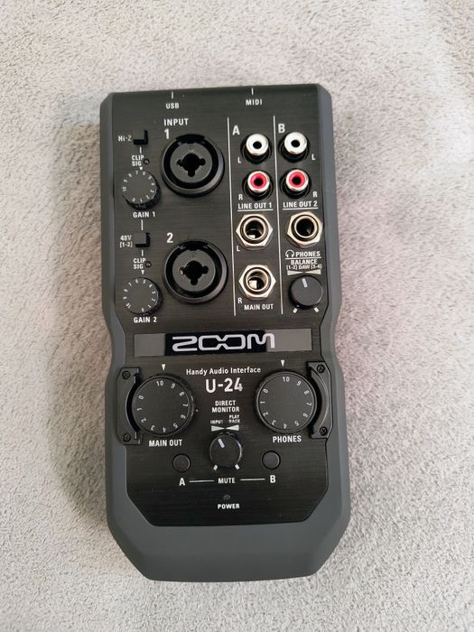 Аудіоінтерфейс Zoom U-24 USB