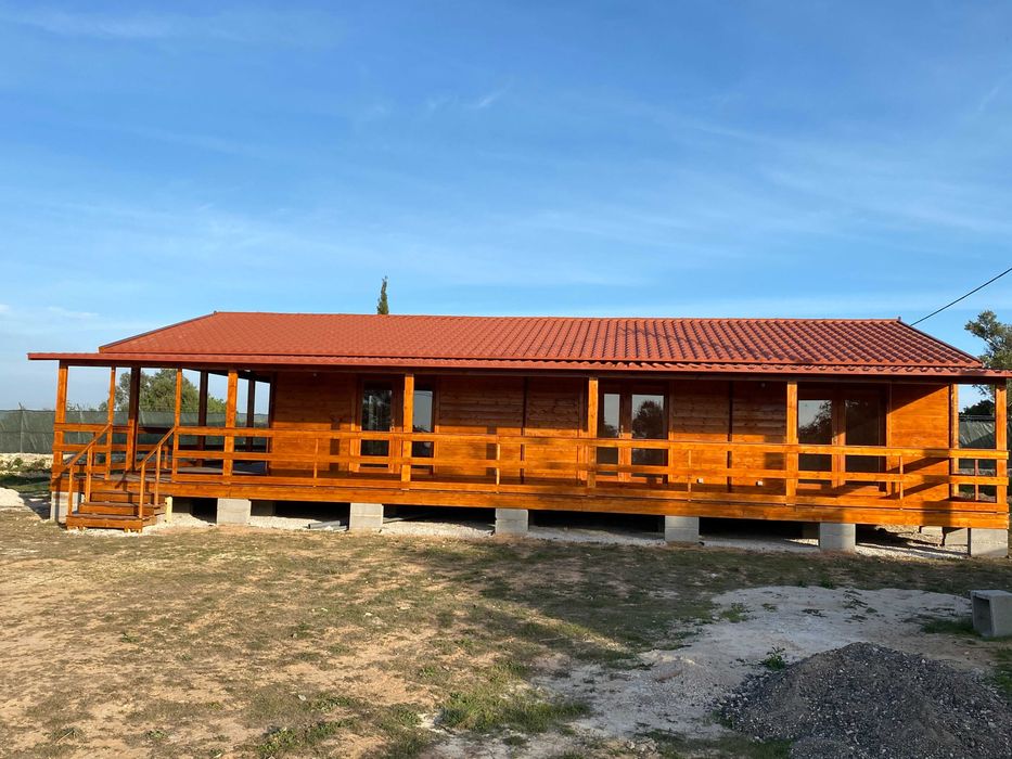 Casa de Madeira, T.3 Bungalow, Pré-Fabricada