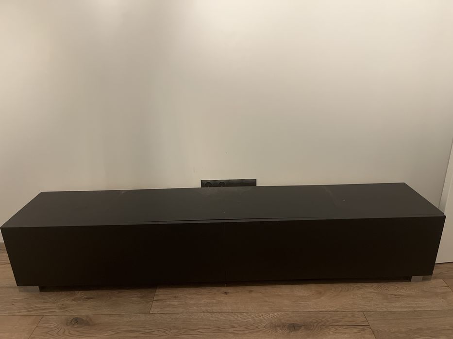 Szafka RTV czarna 180 cm