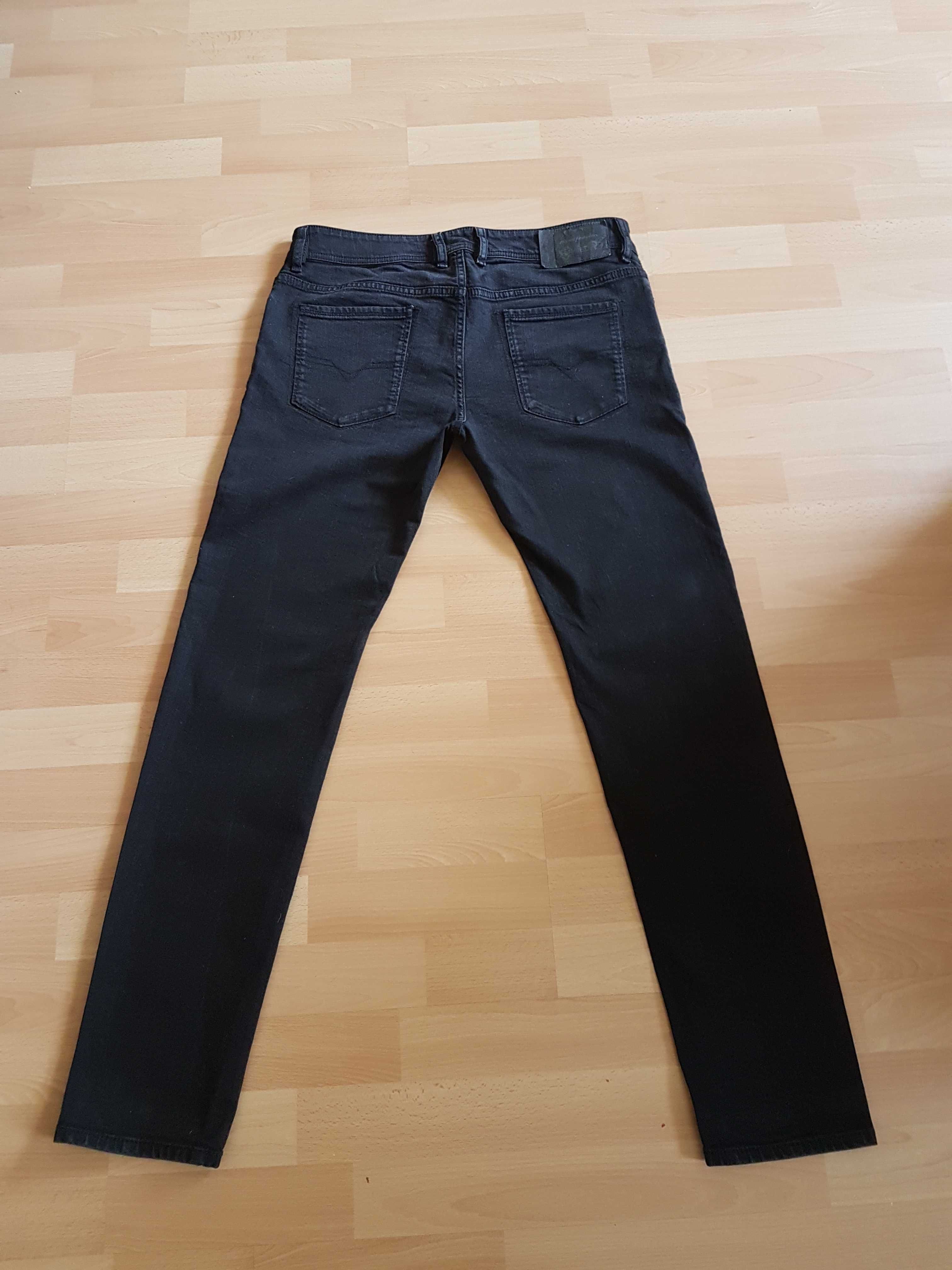 Jeansy Diesel Sleenker W34 L32 spodnie dżins skinny slim rurki 34/32