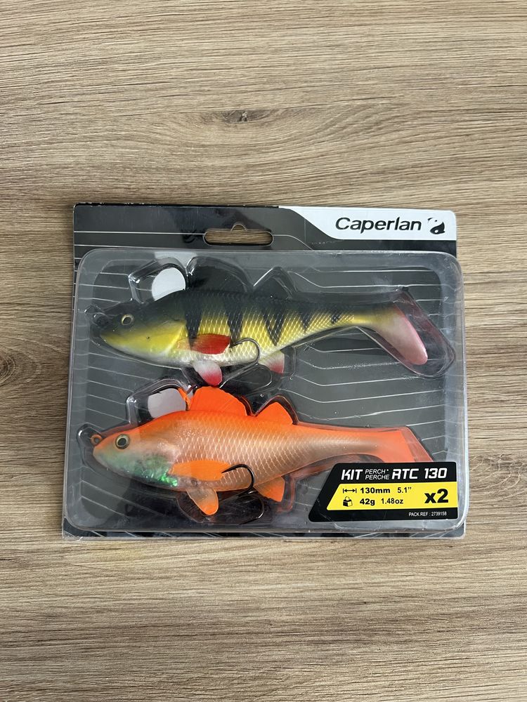 Zestaw przynęt gumowych Caperlan Perch 13cm