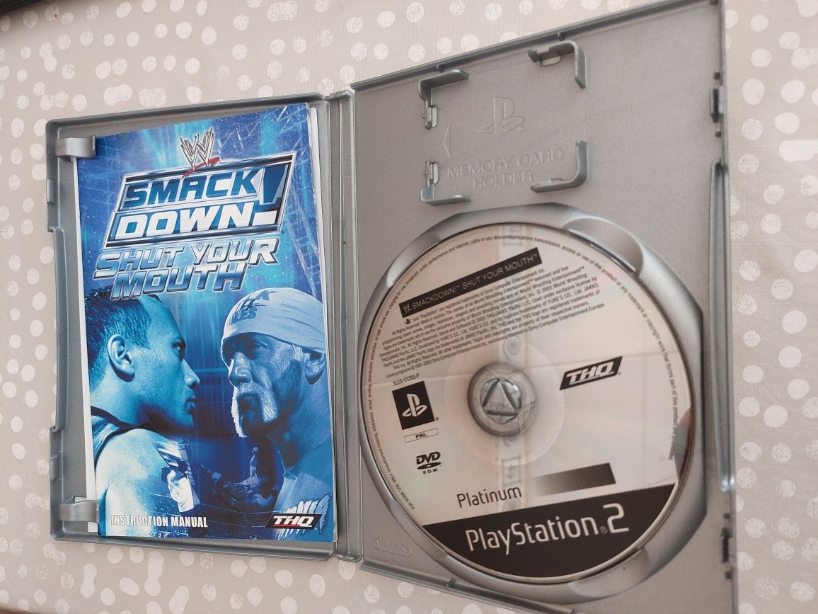 Jogo PS2 ( PlayStation 2 ) Smack Down - Shut your Mouth (COMO NOVO)