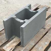 Pustak betonowy Szalunkowy zalewowy 25x25x50cm+ dost.HDS