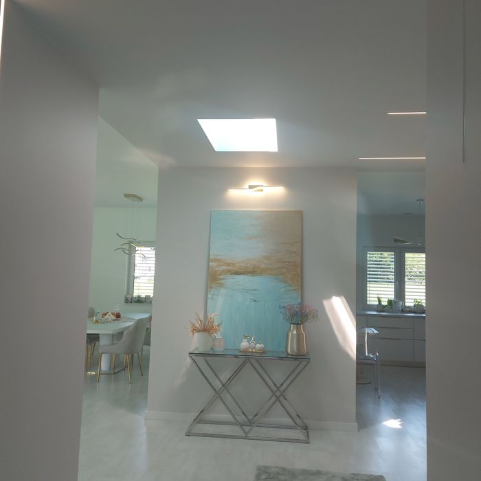 Konsola srebrna toaletka stolik glamour nowoczesny