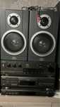 Skladak technics plus glosniki akai