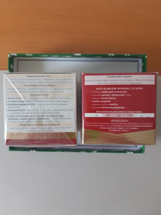 Kremy JANDA : collagen reconstructor oraz lifting premium  na dzień