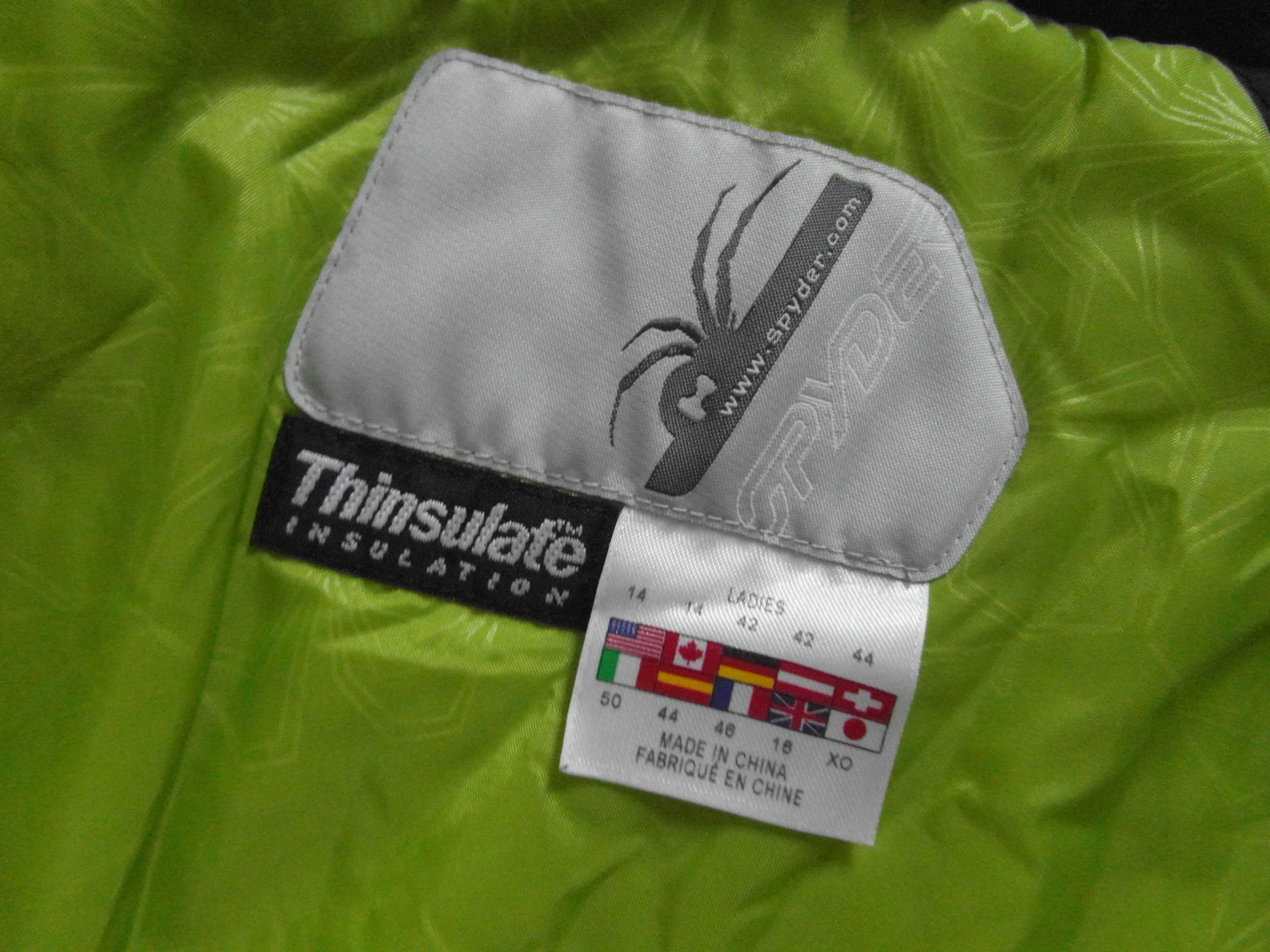 Spyder Thinsulate Insulation Damska Kurtka Narciarska Trekkingowa XL
